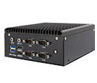 Sintrones SBOX-2624P Embedded Computer (AMD Ryzen  R2312, 2x HDMI, 1x 2.5GbE, 4x GbE PoE, 4x COM, DC-IN 9-36V)
