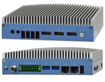 Jetway HB368F21-6412-AI (Intel Elkhart Lake SoC, 3x DP, 2x LAN) <b>[Intel HAILO-8  / 26 TOPS]</b>