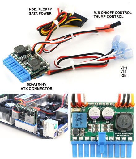 M3-ATX-HV 6-34V DC/DC (95 Watt) [picoPSU-format !]