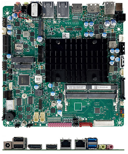 Mitac PD10EHI-N6415 (Intel DN2800MT5) Thin-ITX (Intel Elkhart Lake N6415 4x3.0Ghz CPU, 8-24VDC) <b>[FANLESS]</b>