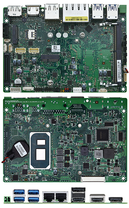 Mitac PD11TGS-1115G4E 3,5" SBC (Intel i3-1115G4E, 2x LAN, 4x USB3.1, HDMI, dP)