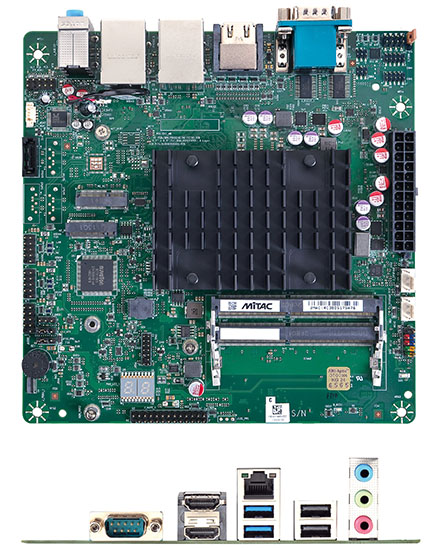 Mitac PD14EHI-N6210 Mini-iTX (Intel Celeron N6210 Elkhart Lake , <b>ATX 24-pin</b>)