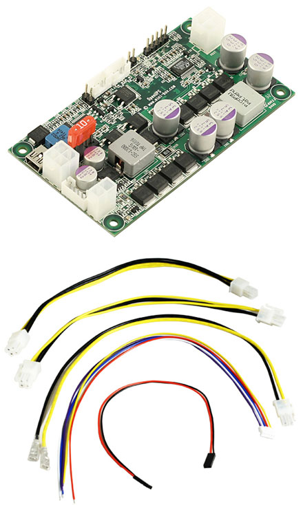 OpenUPS (6-34V Input 6A, 6-24V Output 10A, programmierbare Backup-Schaltung)