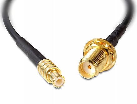 Adapterkabel MCX Stecker auf SMA Buchse (20cm)